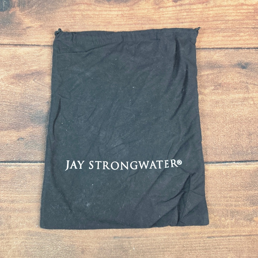 Jay Strongwater Dust Bag Large Black Excellent Drawstring Storage Pouch